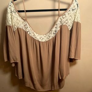 Off the shoulder Boho blouse
